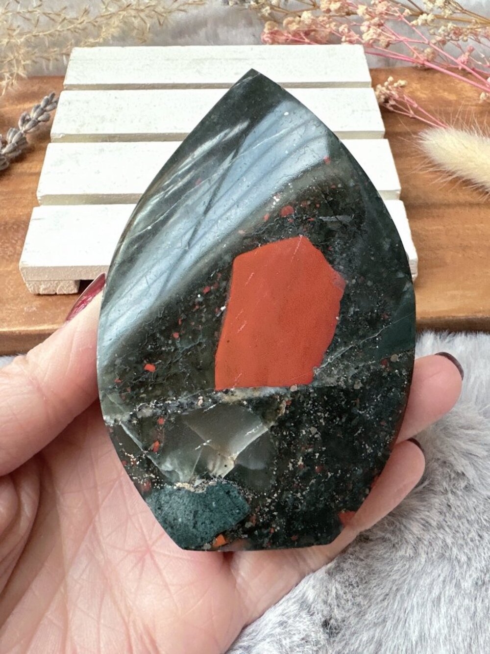 Beautiful Bloodstone Flame